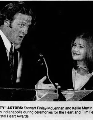 Kellie Martin and Stewart Finlay-McLennan