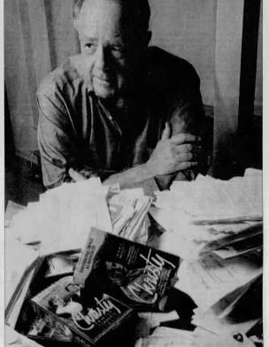 Ken Wales receiving fan mail