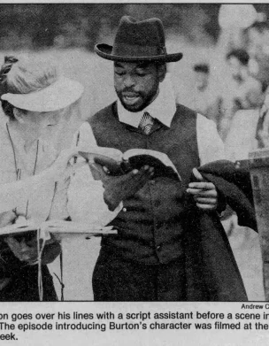 Kellie Martin with LeVar Burton