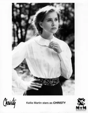 Kellie Martin in a Christy promo photo