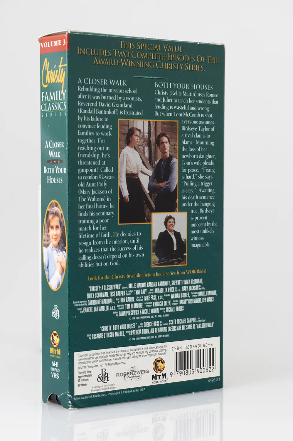 Christy The Complete Series VHS Vol. 3 Back