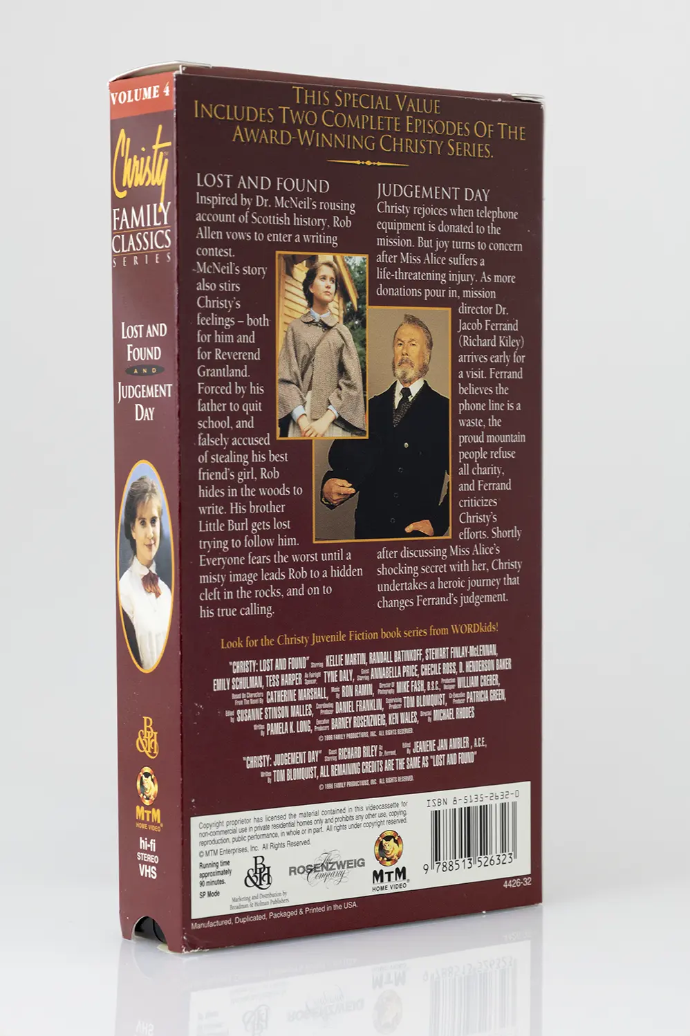 Christy The Complete Series VHS Vol. 4 Back