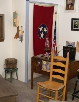 The Tennessee State Flag at the Christy exhibit