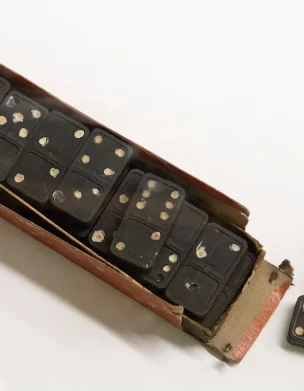 Dominos featured at the Christy exhibit