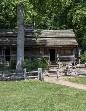 Mr. Scott's cabin at the Museum of Appalachia