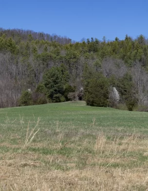 The Cutter Gap mission viewed only in the fall in Townsend, TN