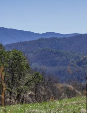 The Great Smoky Mountains from Townsend, TN