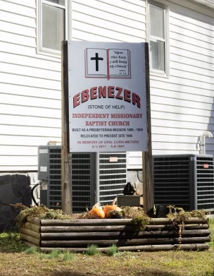Ebenezer Baptist Church Sign